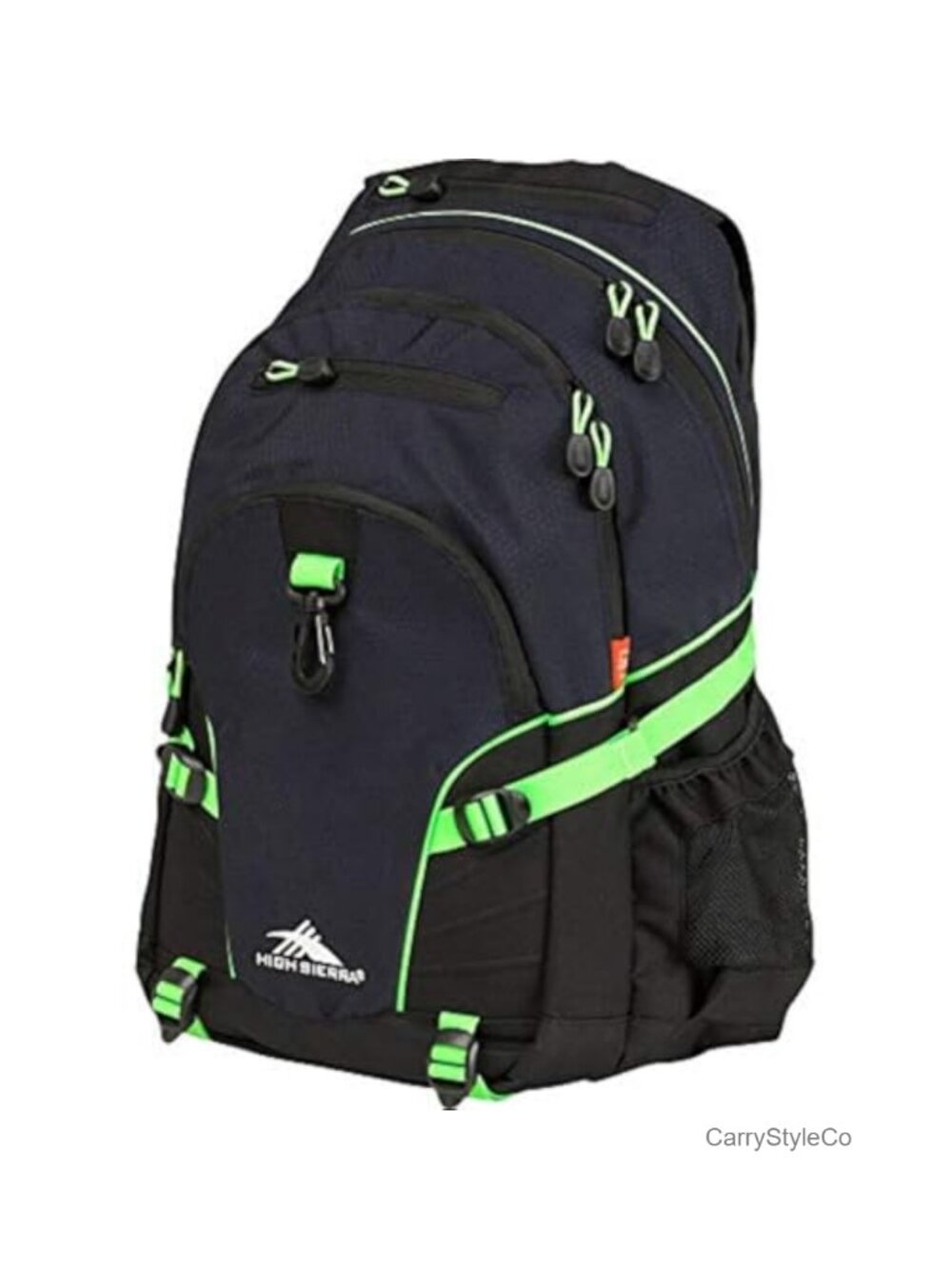 High Sierra Loop Backpack Travel Bookbag Tablet Sleeve Nylon